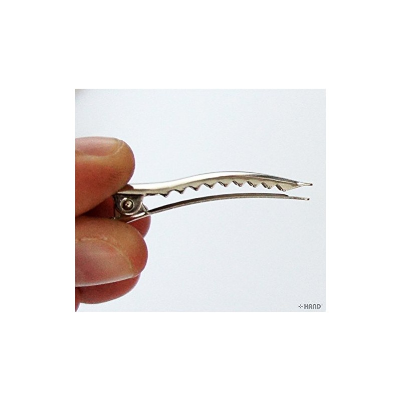 Alligator Crocodile Hair Single Prong Clips 4cm - Pack of