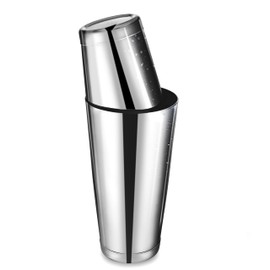Stock Your Home Boston Cocktail Shaker, Drink Mixing Set (18oz & 24oz) Weighted Stainless Steel Shaker Tins, Cocktail & Martini Mixed Drink Shakers, Essential & Professional Bar Tools For Bartending