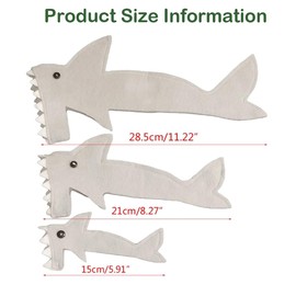 AIMALL Lizard Shark Costume Felt Cloth Pet Apparel, Small Animal Transformation Outfit, Lizard Clothing for Small Pets, Shark Design with Velcro Closure, Lightweight and Comfortable