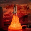 3D Printing Space Shuttle Lamp USB LED Children Baby Night