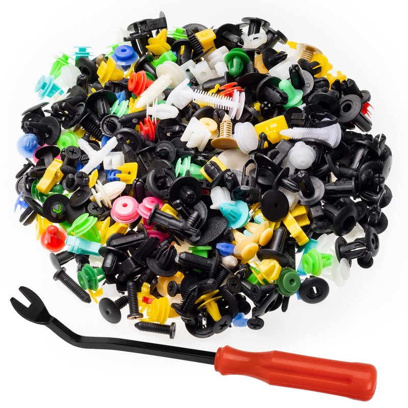 Car Mounting Clips, 500 Pieces Mounting Clips, Door Panel, Universal