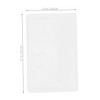 Tofficu 5pcs Transparent Card Holder Cards Clear Card Sleeves Single