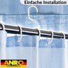 ANRO Shower Curtain Bath Curtain Shower Curtains Washable with Shower