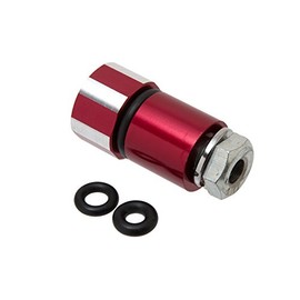 ATV UTV Motorcycle Billet Whip Quick Release Flag Mount Holder Mount (fits 1/4" and 5/16" diameter) - In Red