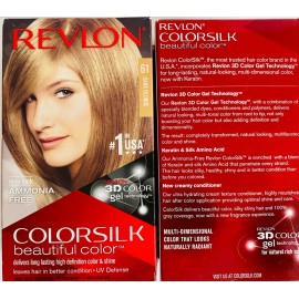 Revlon 2 Pack Revlon ColorSilk Hair Color 61 Dark Blonde New Factory Sealed, New. FS