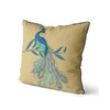 Kelly Stevens-McLaughlan, Peacock with Doodle Tail on Gold Cushion /