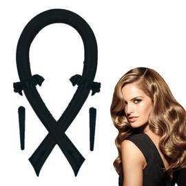 Curls Without Heat, Meinraum Overnight Curls, Silk Curls Overnight with 2 Hairpins, New Heatless Curls Band, Curling Tape, DIY Hair Curls Hairstyle Set for Long Medium Hair