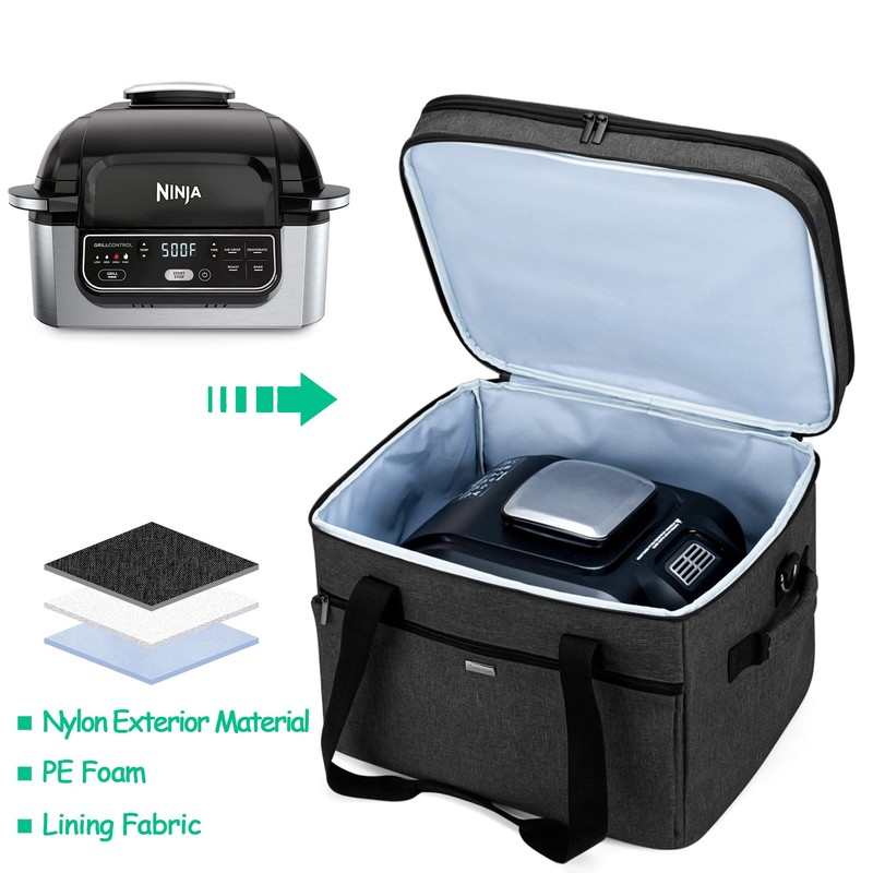 Yarwo Carrying Bag Compatible with Ninja Foodi Indoor Grill AG301/IG651/DG551,