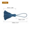 sourcing map Bookmark Tassels - 2Pcs 13.5cm/5.31" Soft Mini Tassel
