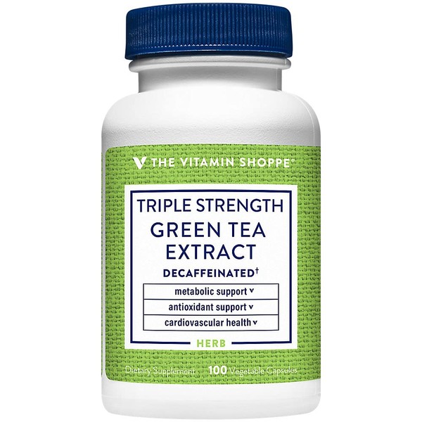 The Vitamin Shoppe Triple Strength Green Tea Extract 750mg Capsules