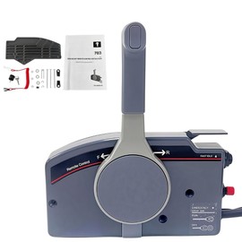 Boatcon Outboard 703 Side Mount Remote Control Box 703-48230-14 No Trim Switch 7PIN For Yamaha Boat Motor Push to Open