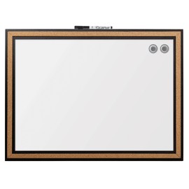 Quartet Dry-Erase Board/Whiteboard, 17"x23", Magnetic, Cork Frame (13765)