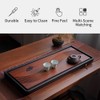 JIKUGO Bamboo Tea Tray Home Office Japanese Tea Set Tea