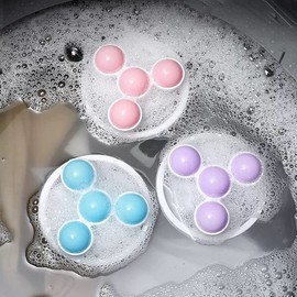 2 PCS Reusable Hair Lint Catcher Removal Net Bag Wash Machine Float Filter, Durable PP and Polyester Fiber