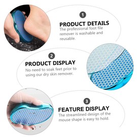 Beavorty Artistic Foot Grinder Anti-drop Pedicure Stone Unique Foot Scraper Gentle Exfoliation Tool