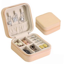 Jewellery Storage Travel, Jewellery Bag, Jewellery Travel Case, Jewellery Box, Small Jewellery Box, Jewellery Storage, Travel Jewellery Box, Travel Small for Women, Wife, Mother Pink