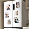 Douildhaiy Magnetic Picture Frames for Refrigerator 2x3 Inch,Mini Photo Frames