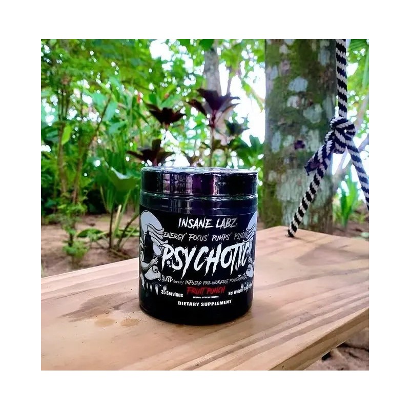 Pre Entreno Psychotic Black Insane Labz Oxido Nitrico L