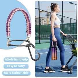 32 oz Insulated Water Bottle with Paracord Handles & Strap, 2 Lids(Straw Lid&Spout Lid), Stainless Steel Reusable Wide Mouth Metal Water Bottle With Straw, Double Walled, Thermo Mug（Tropical Fruit)