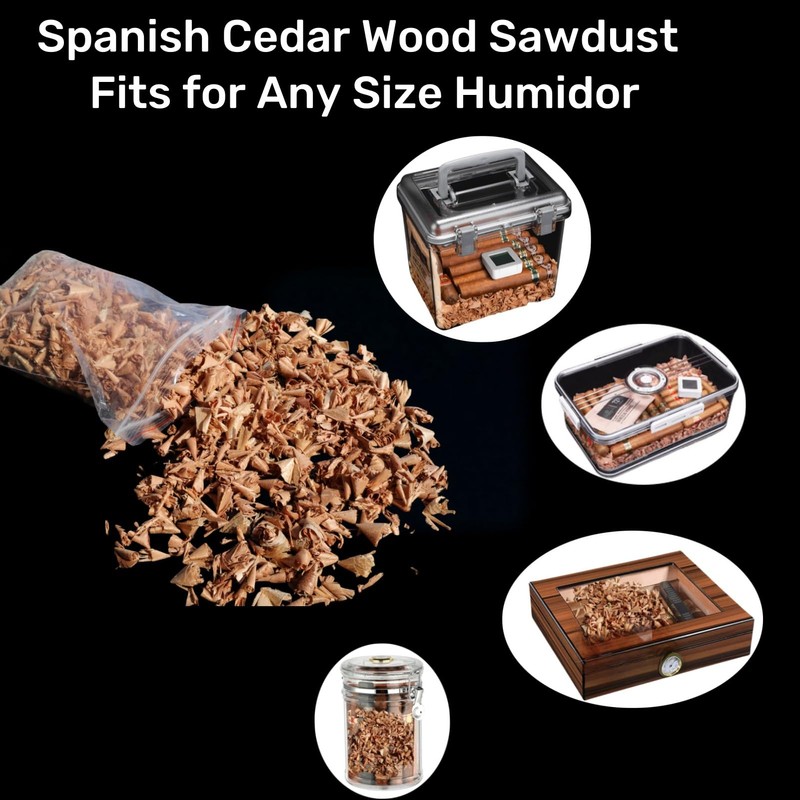 Eoho Spanish Cedar Wood Shavings for Cigar Humidor, Cigar Box,