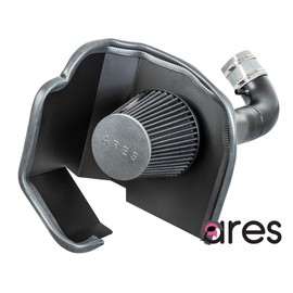 ARES Heat Shield Air Intake Kit BLACK Compatible For 2014-2018 Silverado 1500/GMC Sierra 1500 5.3L/6.2L & 2019 Silverado 1500 Limited/Sierra 1500 Limited 5.3L/6.2L V8 ONLY