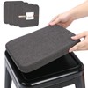 BUYUE Linen Magnetic Bar Stool Cushion, 1 Piece, Improved Non-Slip