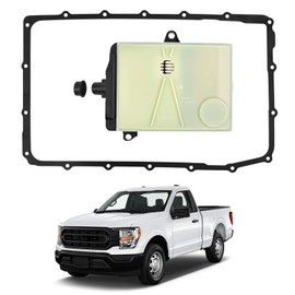 TOP-MAX 10R80 Ten Speed Transmission Filter with Gasket Kit Compatible With Ford F150 Explorer Expedition Ranger Lincoln Navigator Mustang F250 F350 Super Duty Bronco, Replace for FT202 HL3Z7A098A