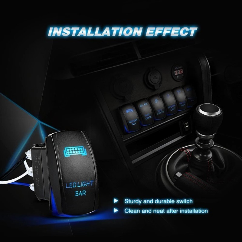 Nilight 22" Led Light Bar 120W Spot Flood Light +