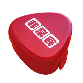 OSK LS-20 Lunch Box, Bomb, Rice Ball Case, Red Pressing Goods, 9.8 fl oz (290 ml), Pressing Mold, Made in Japan