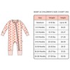 LITTLE JAMJAMS Strawberry Sweetie Zippered Viscose from Bamboo One-Piece Ultra