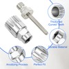 ZHXGO Bicycle Bottom Bracket Remover, Bicycle Crank Puller Remover, Universal