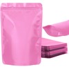 100 Pack Resealable Stand Up Bags,Smell Proof Pouch Sealable Foil