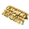 Waist Chain Gold Metal Applique Glitter Elastic Sequin Water Drop