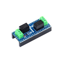 sb components Pico 3V Relay HAT 3volt 2 Channel Relay Board for Raspberry Pi Pico