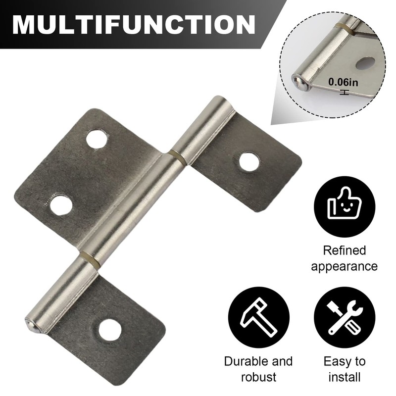 Three Leaf Non-Mortised Hinge for Mobile Home & RV Interior