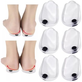 Liahelianx 3 Pares de Plantillas Ortopédicas - Diseñadas Especialmente Para Volteretas Internas y Externas, Con Soporte de Arco y Gel Para Amortiguar la Pegatina Posterior Al Temblor, Mejorando La Fascitis Plantar y el Dolor en Los Pies