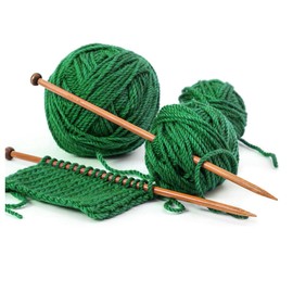 8 Pcs Knitting Needle Stoppers Knitting Needles, Wooden Knitting Needles, Huge Knitting Needle for Blanket Scarf and Larger Knitting Project, Knitting Set for Arthritic Fingers,Bamboo Knitting Needles