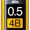 ぺんてる シャープペン芯 アイン シュタイン芯 C275-4B 0.5mm 4B