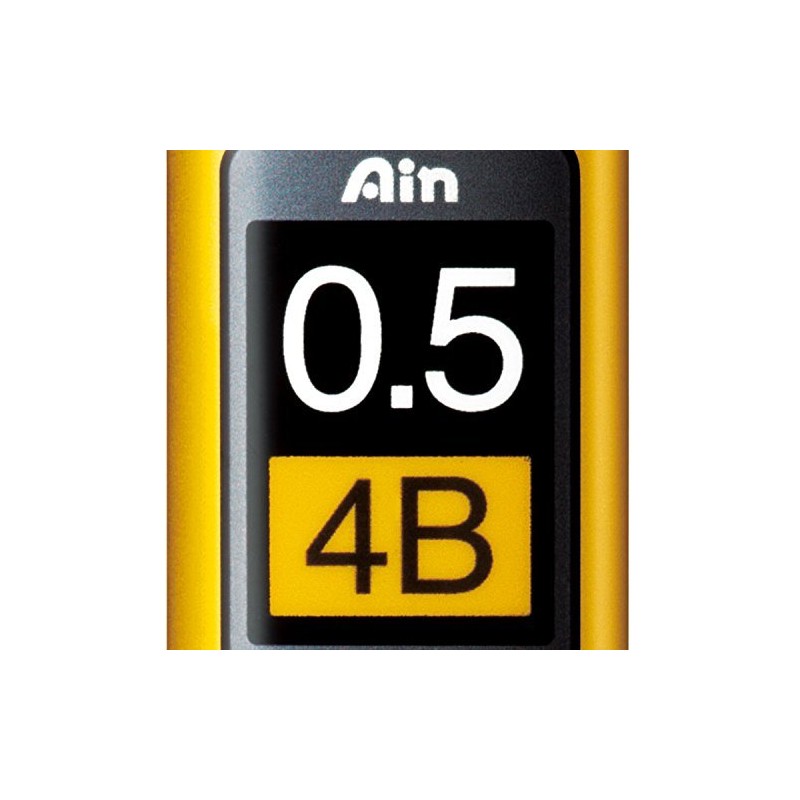 ぺんてる シャープペン芯 アイン シュタイン芯 C275-4B 0.5mm 4B