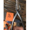 Zinn Forge Blacksmith Tongs- 12”- Universal- Multipurpose- Forging Tool- Hand