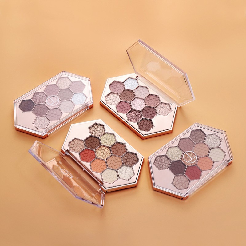 12colors Hexagonal Star Eyeshadow Palette Long Lasting and Portable Eye