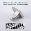 KOKOSIRI Bath Towel Hook Wall Mount Square Robe Hook Coat
