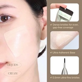 Piccasso Brocha Coreana Fb11 Espátula: Brocha Profesional Para Base De Maquillaje Líquido Cerdas Planas Y Suaves Para Una Aplicación Uniforme Ideal Para Base Líquida Y Maquillaje Facial En C