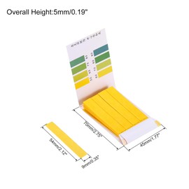 PATIKIL 2pcs PH Test Strips 5.5-9.0, 80 Indicator Papers, Litmus Tester for Water, Food, Soil, Alkali Acid Tests