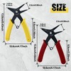 GOLD DEER 2Pcs 2 in 1 Snap Ring Pliers Internal