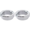 OER Chrome Wiper Escutcheon Nut Set 1955-1957 Chevy Bel Air 150 210 Nomad Delray