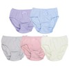 Garow Panties, Set of 5, Solid Color, Celestial Foot Lace,