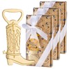 Uezea 12 Pack Cowboy Boot Bottle Opener Wedding Favors with