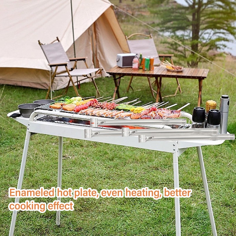 4PCS Gas Grill Burner Tube Stainless Steel Universal High Strength