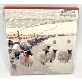 Art Beat Sheep Christmas Cards - Winter Flock - Pack of 6 in aid of Shelter